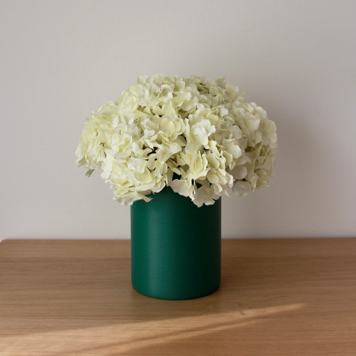 SALE: Cylinder Vase Tall (Dark Green)